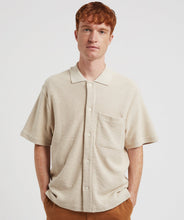 Load image into Gallery viewer, Norse Projects Gustav Crochet Jersey Shirt Oatmeal
