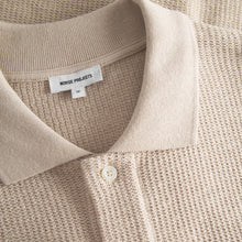 Load image into Gallery viewer, Norse Projects Gustav Crochet Jersey Shirt Oatmeal
