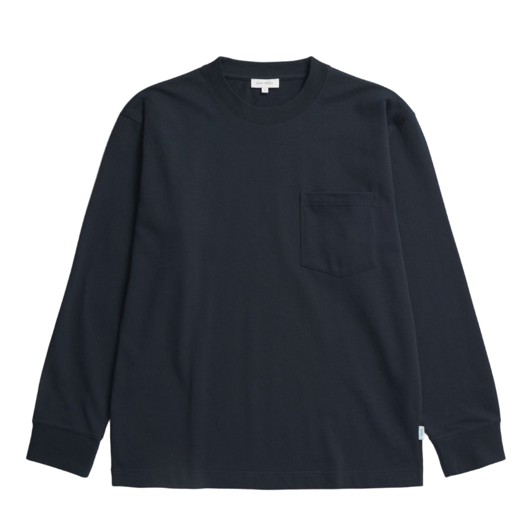 Norse Projects Standard Heavy Loose LS T-Shirt Dark Navy