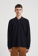 Load image into Gallery viewer, Norse Projects Ruben Double Face LS Polo Dark Navy
