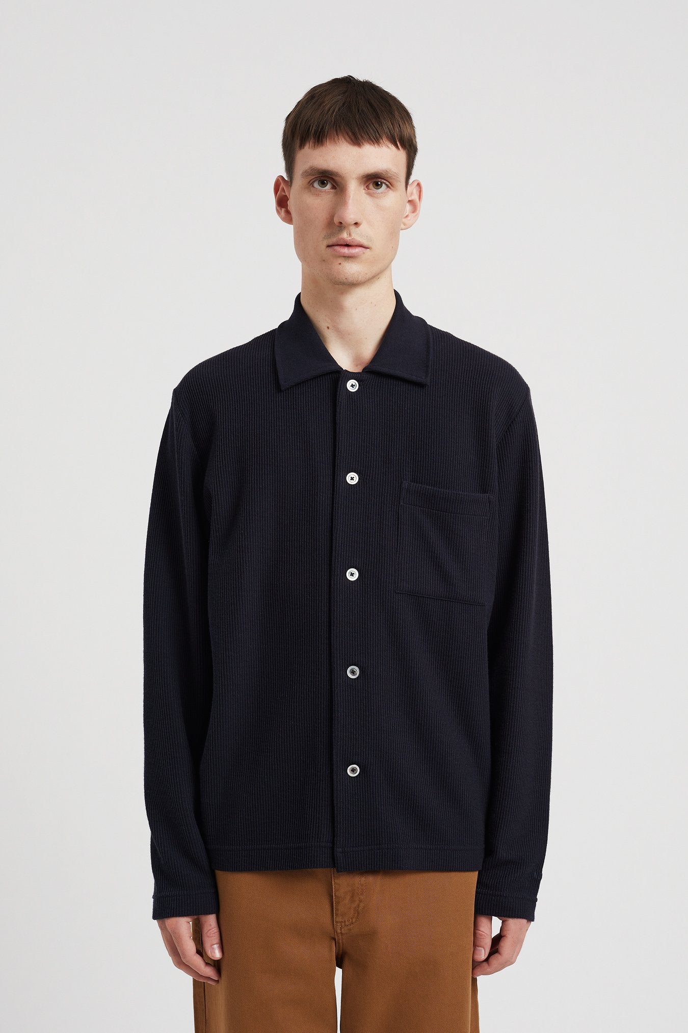 Norse Projects Jorn Double Face Overshirt Dark Navy