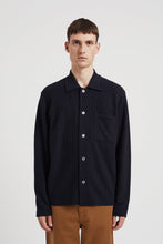 Load image into Gallery viewer, Norse Projects Jorn Double Face Overshirt Dark Navy
