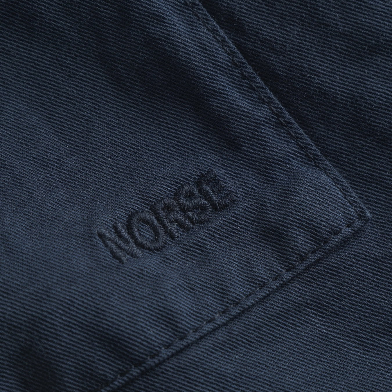 Norse Projects Julian Cotton Linen Overshirt Dark Navy