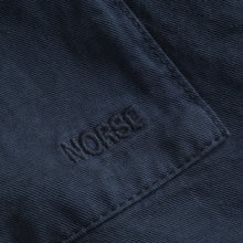 Load image into Gallery viewer, Norse Projects Julian Cotton Linen Overshirt Dark Navy
