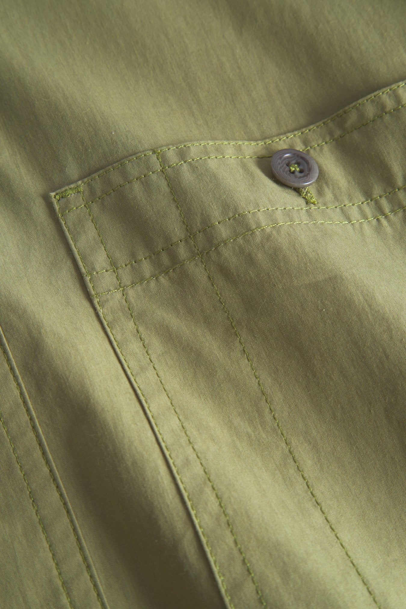 Norse Projects Silas Tech Poplin Shirt 2.0 Moss Green