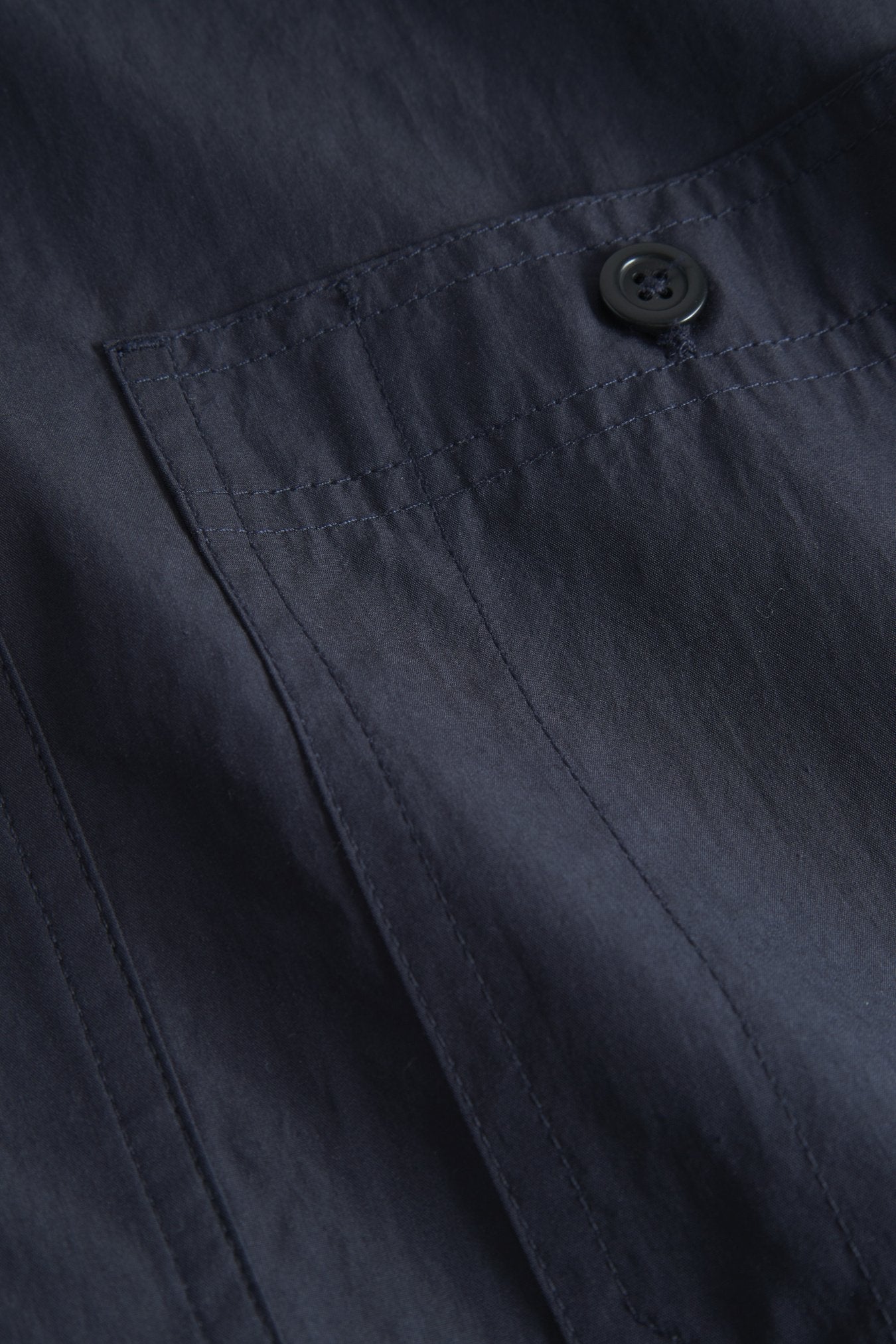 Norse Projects Silas Tech Poplin Shirt 2.0 Dark Navy