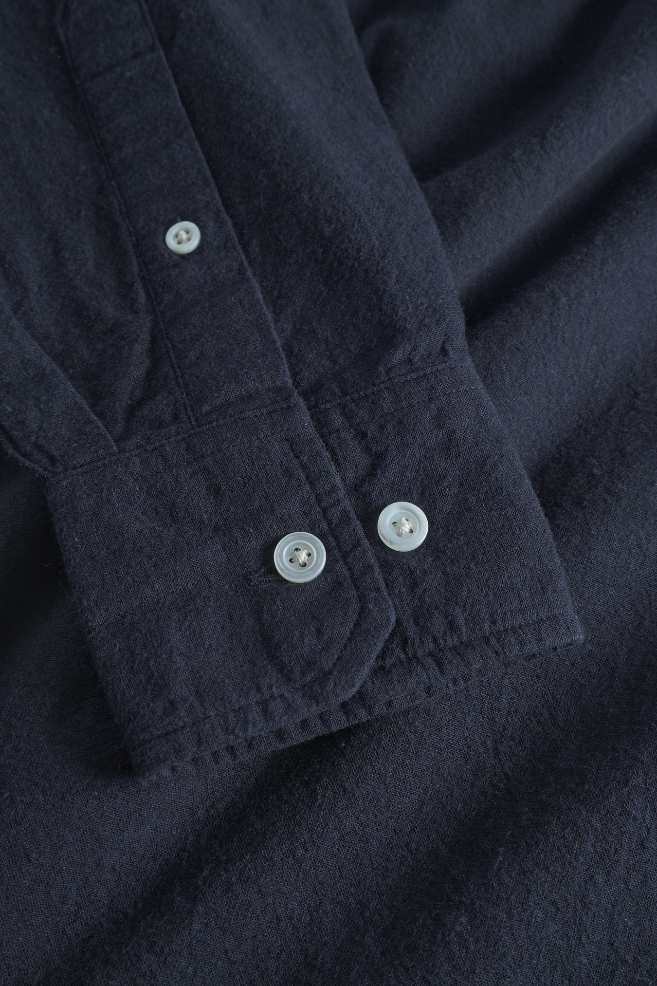 Norse Projects Algot Relaxed Cotton Linen Shirt Dark Navy