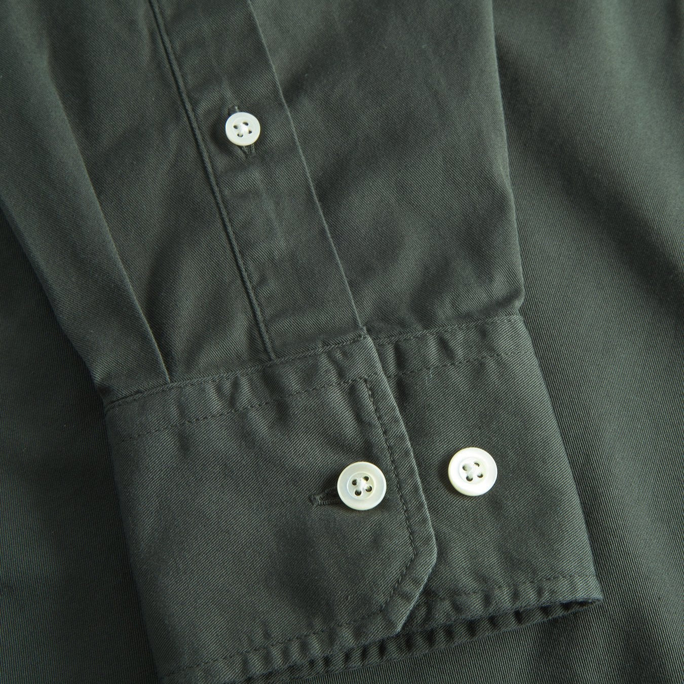 Norse Projects Algot Twill Shirt Black Olive