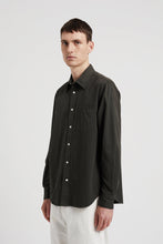 Load image into Gallery viewer, Norse Projects Algot Twill Shirt Black Olive
