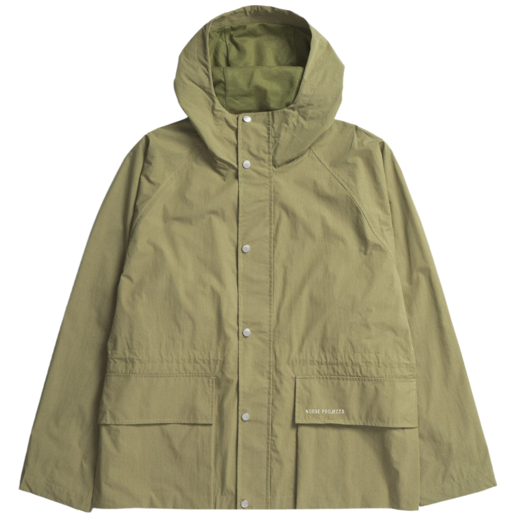 Norse Projects Herluf Tech Poplin Jacket Moss Green