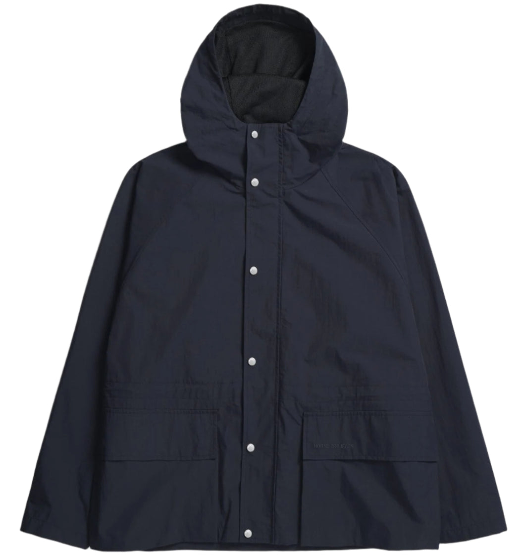 Norse Projects Herluf Tech Poplin Jacket Dark Navy