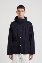 Load image into Gallery viewer, Norse Projects Herluf Tech Poplin Jacket Dark Navy
