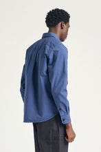 Load image into Gallery viewer, Norse Projects Algot Cotton Ripstop Relaxed Shirt Workwear Blue
