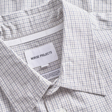 Load image into Gallery viewer, Norse Projects Algot Poplin Check Shirt Oatmeal
