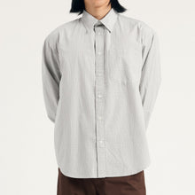 Load image into Gallery viewer, Norse Projects Ole Oversize Poplin Check Shirt Oatmeal
