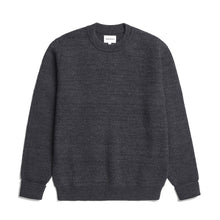 Load image into Gallery viewer, Norse Projects Henning Cotton Wool Rib Sweater Dark Grey Melange
