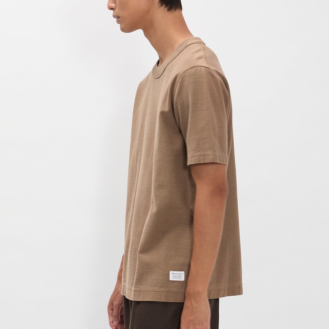 Norse Projects Elmelunde Organic Dry Cotton GMD T-shirt Walnut