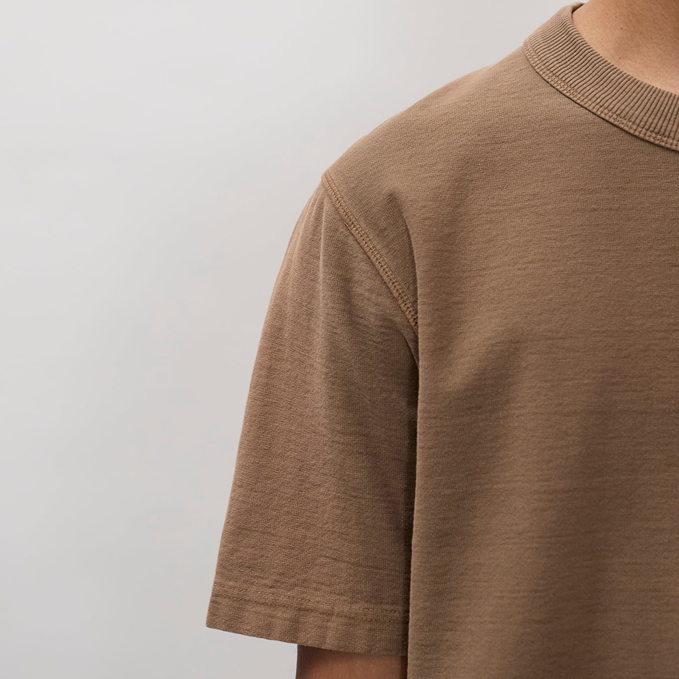 Norse Projects Elmelunde Organic Dry Cotton GMD T-shirt Walnut