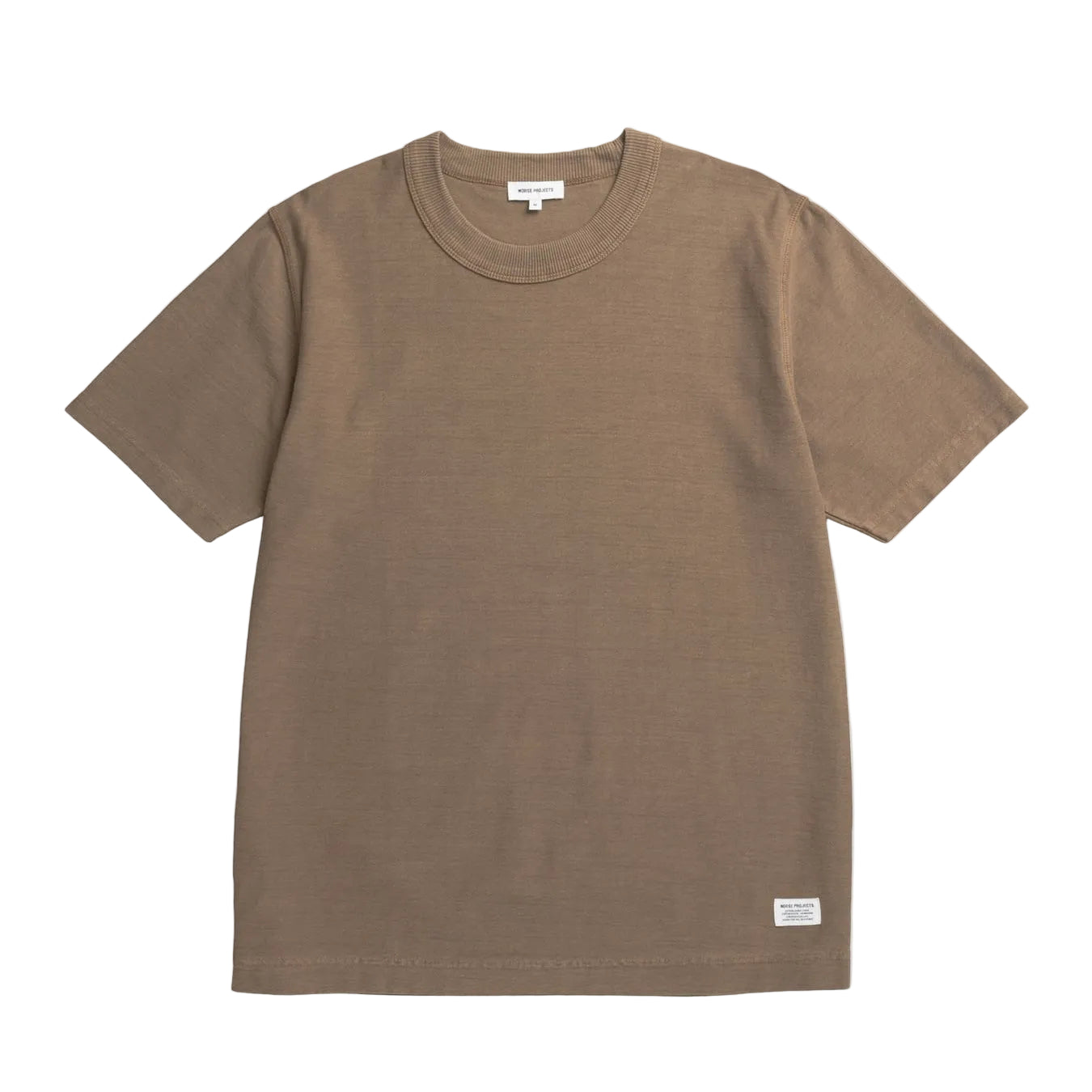 Norse Projects Elmelunde Organic Dry Cotton GMD T-shirt Walnut