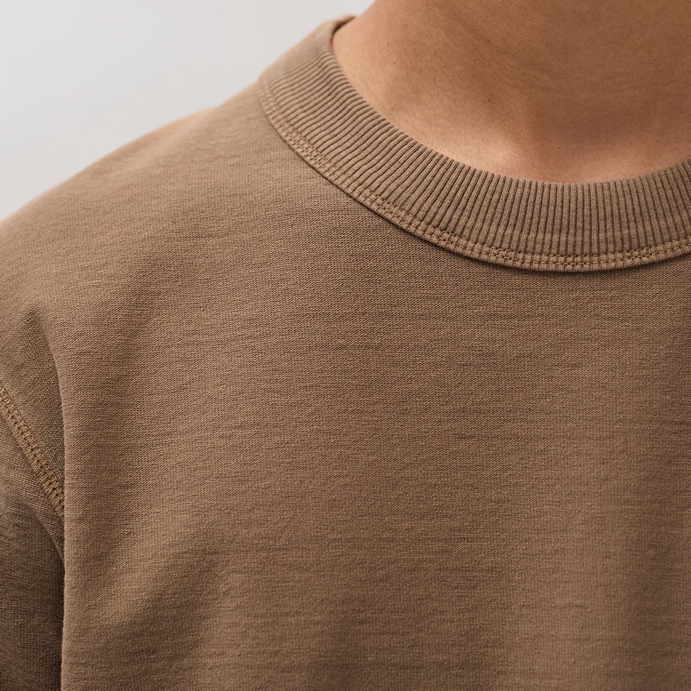 Norse Projects Elmelunde Organic Dry Cotton GMD T-shirt Walnut