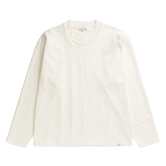 Norse Projects Isefjord Compact Cotton LS T-shirt Ecru