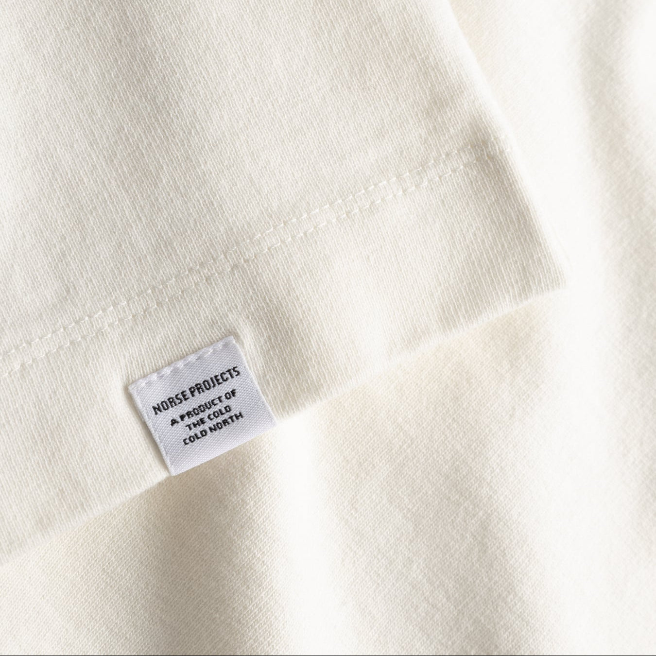 Norse Projects Isefjord Compact Cotton LS T-shirt Ecru
