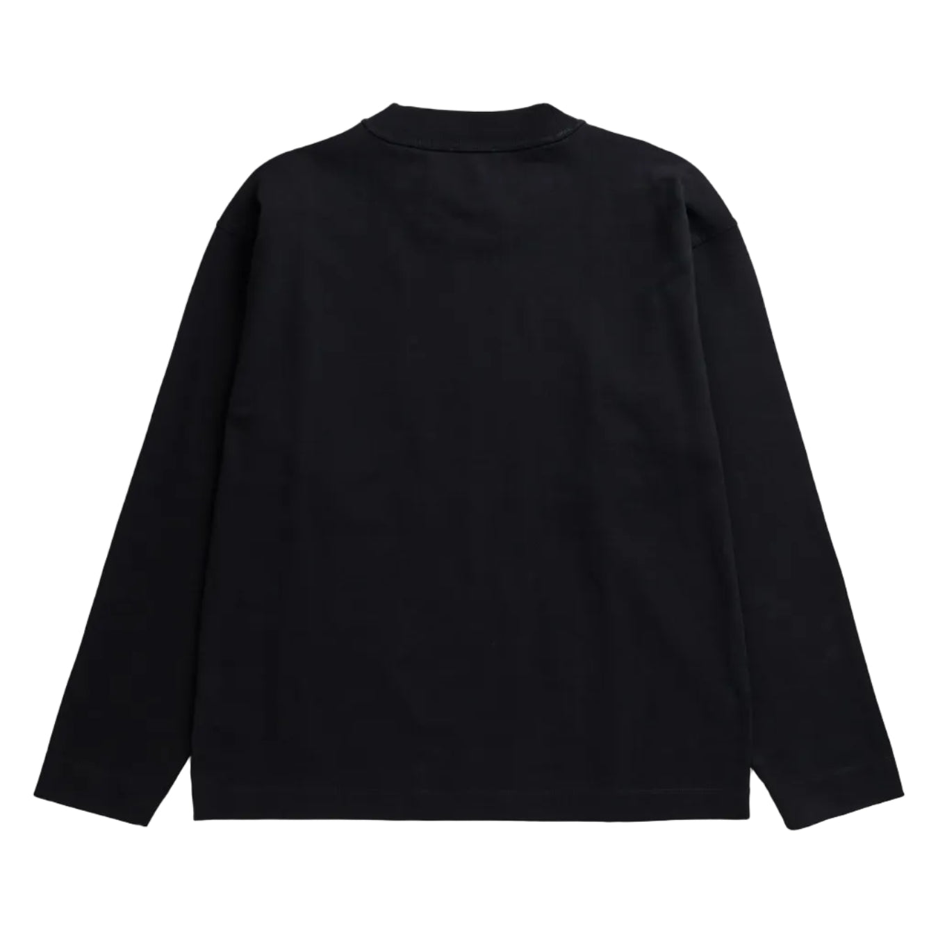 Norse Projects Isefjord Compact Cotton LS T-shirt Black