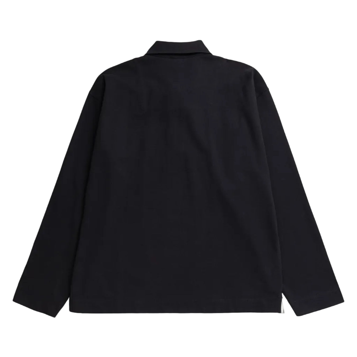 Norse Projects Isefjord Compact Cotton LS Polo Black
