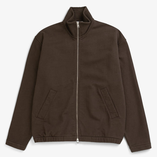 Norse Projects Hornidal Relaxed Track Jacket Delicioso Brown