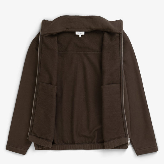 Norse Projects Hornidal Relaxed Track Jacket Delicioso Brown