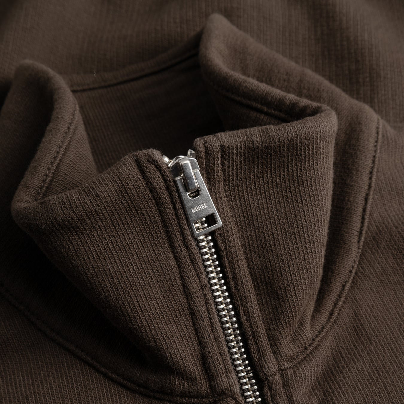 Norse Projects Hornidal Relaxed Track Jacket Delicioso Brown