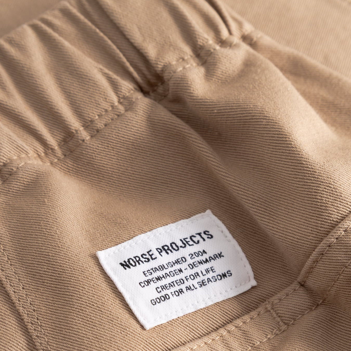Norse Projects Trysil Regular Organic Stretch Twill Shorts Utility Khaki