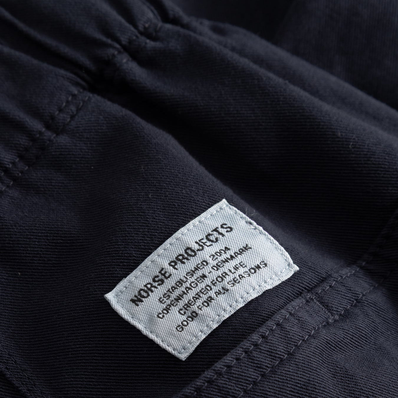 Norse Projects Trysil Regular Organic Stretch Twill Shorts Dark Navy