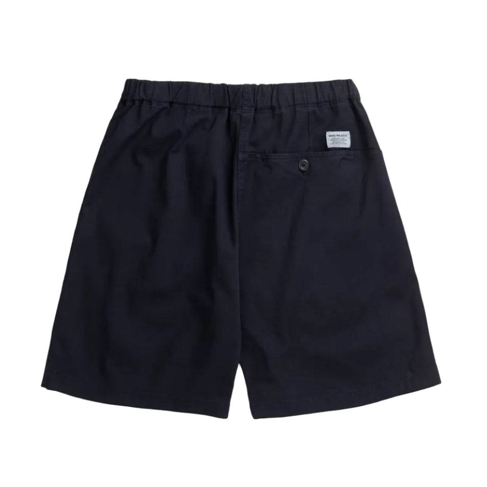 Norse Projects Trysil Regular Organic Stretch Twill Shorts Dark Navy