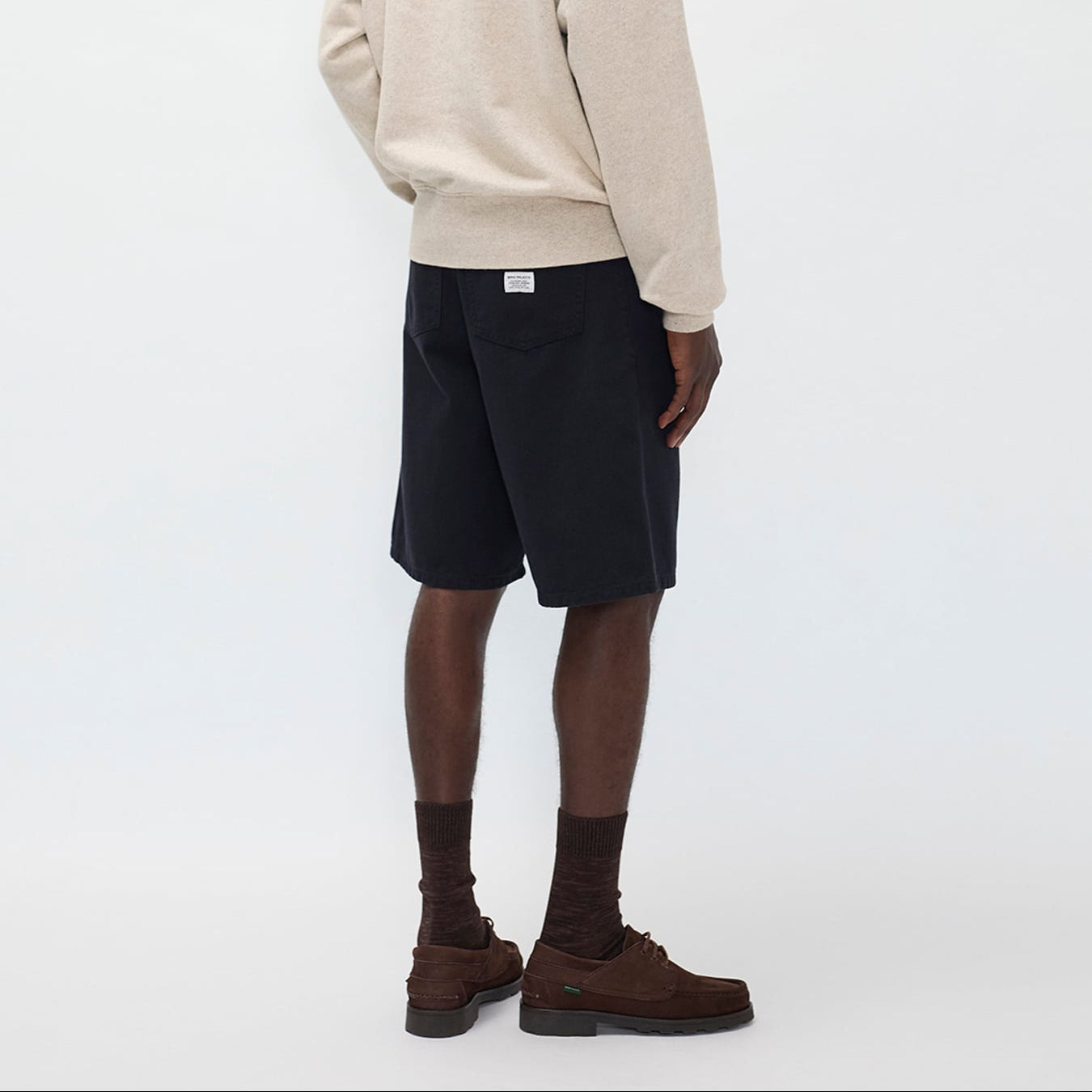 Norse Projects Korshavn Relaxed 5 Pocket Heavy Twill Short Dark Navy