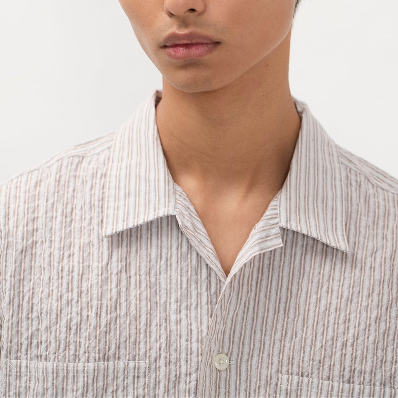 Norse Projects Mols Striped SS Camp Shirt Multi Color Stripe