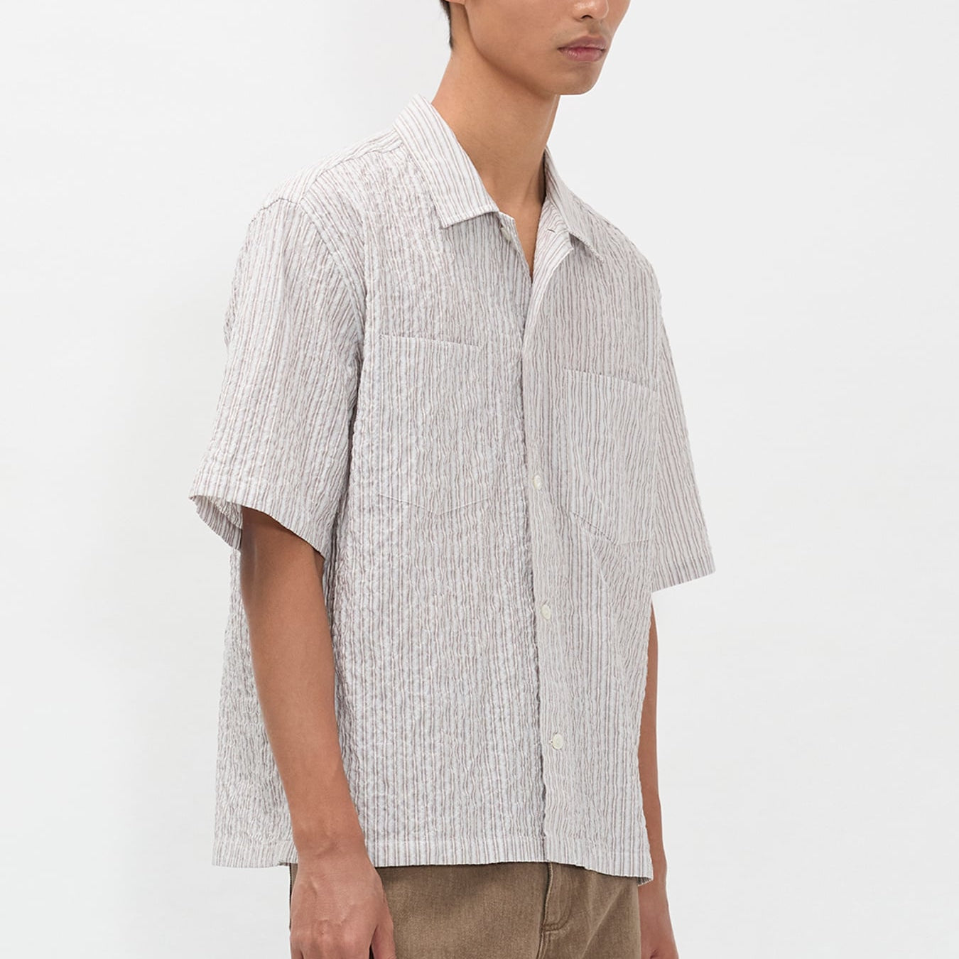 Norse Projects Mols Striped SS Camp Shirt Multi Color Stripe