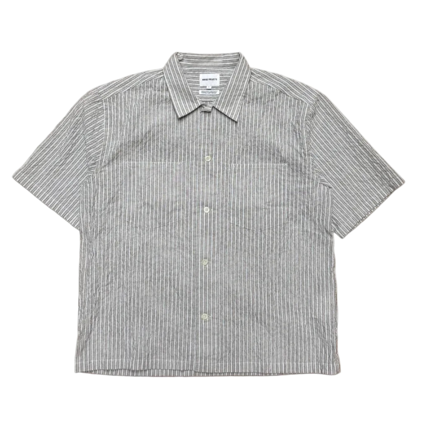 Norse Projects Mols Striped SS Camp Shirt Multi Color Stripe