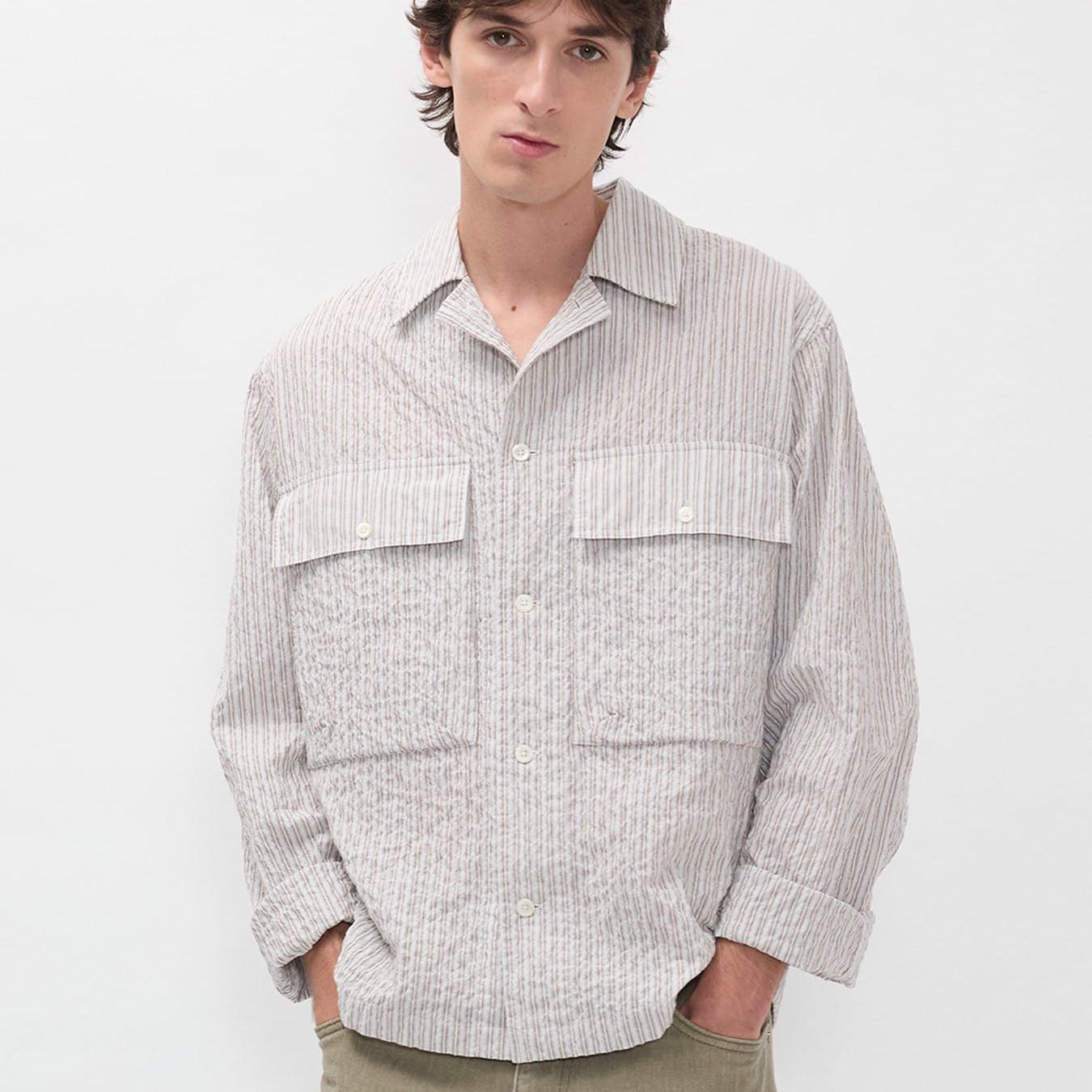 Norse Projects Mols Hunting Stripe Shirt Multi Color Stripe