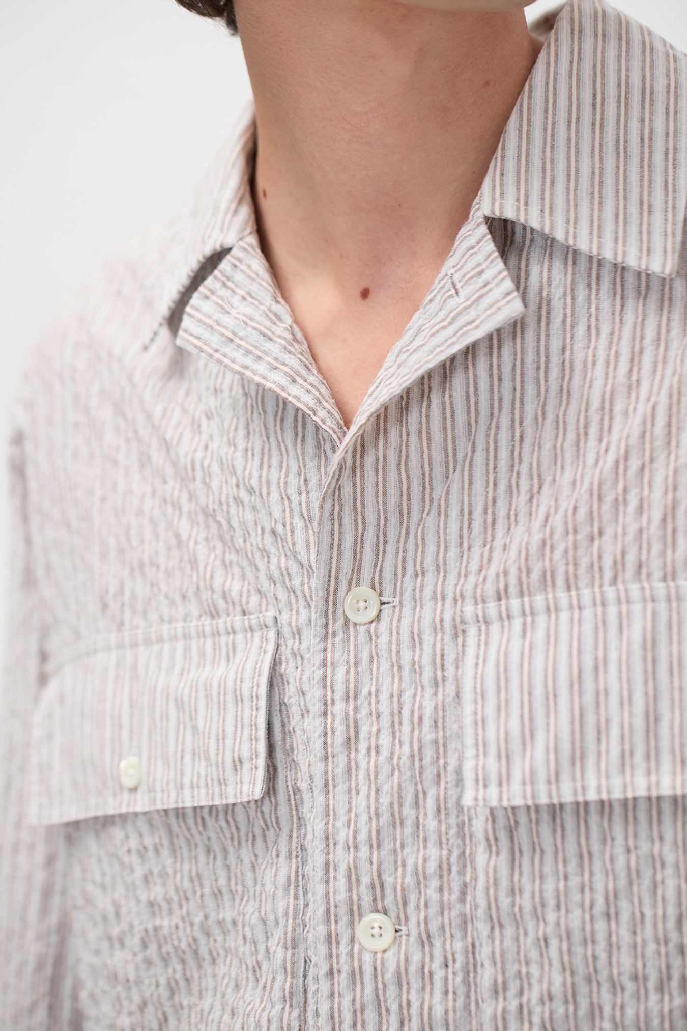 Norse Projects Mols Hunting Stripe Shirt Multi Color Stripe