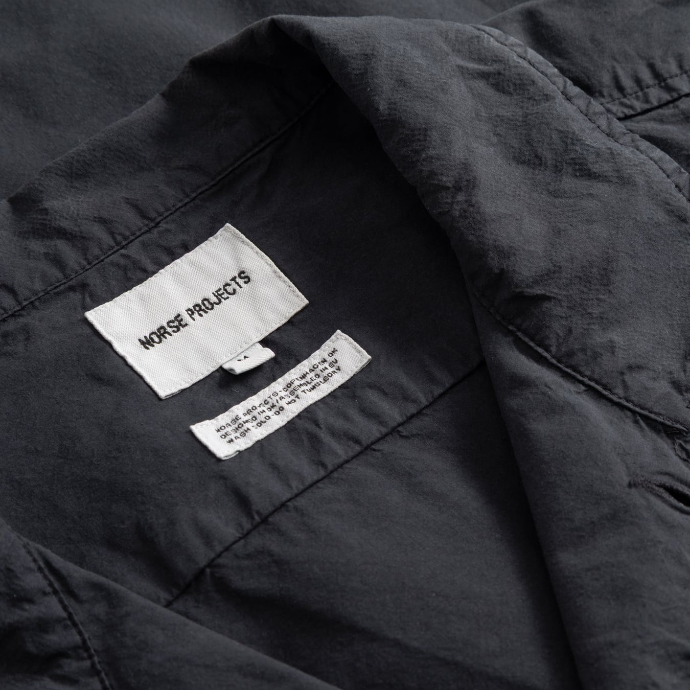 Norse Projects Mols Tencel SS Shirt Dark Navy