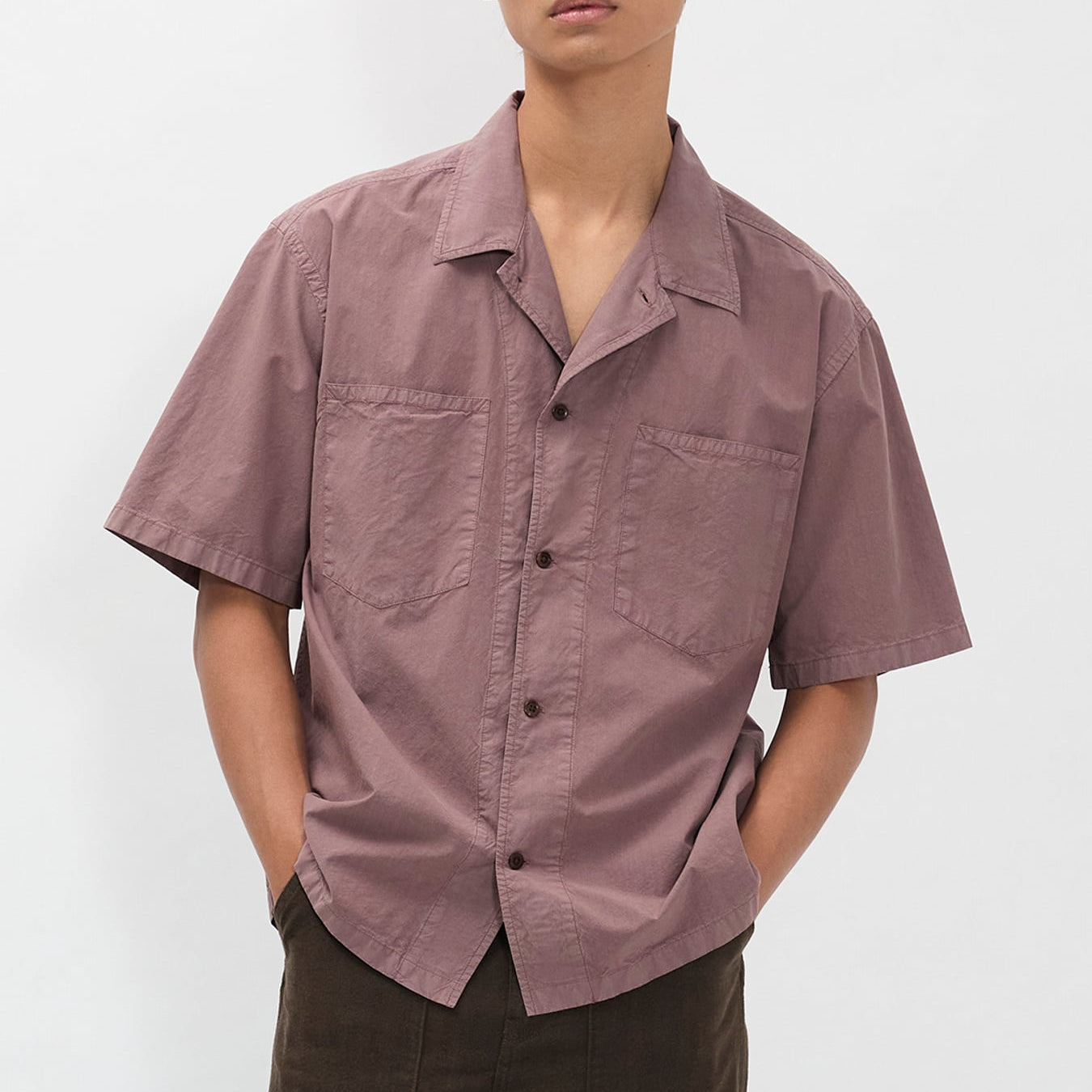 Norse Projects Mols Tencel SS Shirt Peppercorn