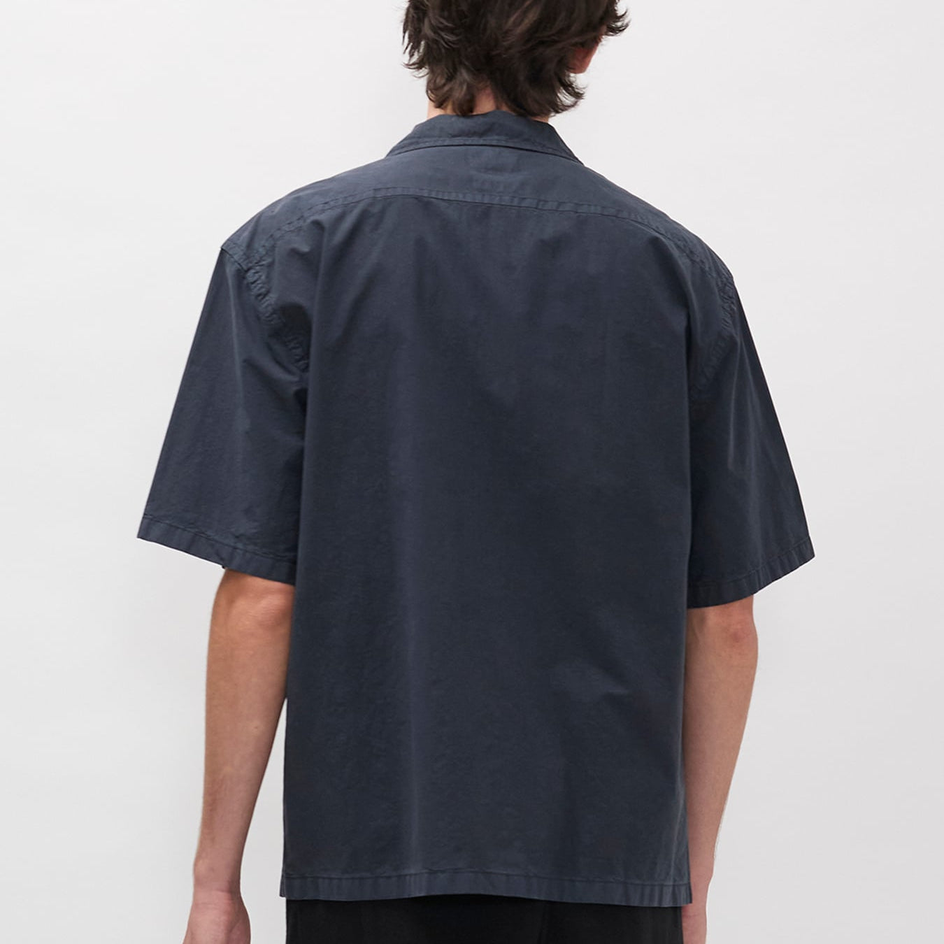 Norse Projects Mols Tencel SS Shirt Dark Navy