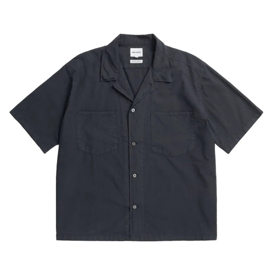 Norse Projects Mols Tencel SS Shirt Dark Navy