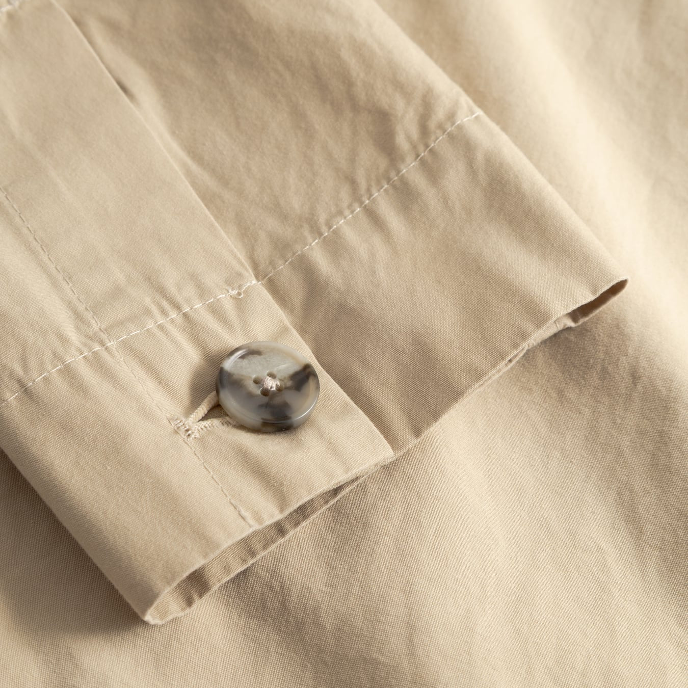 Norse Projects Arresskov Compact Cotton Overshirt Utility Khaki