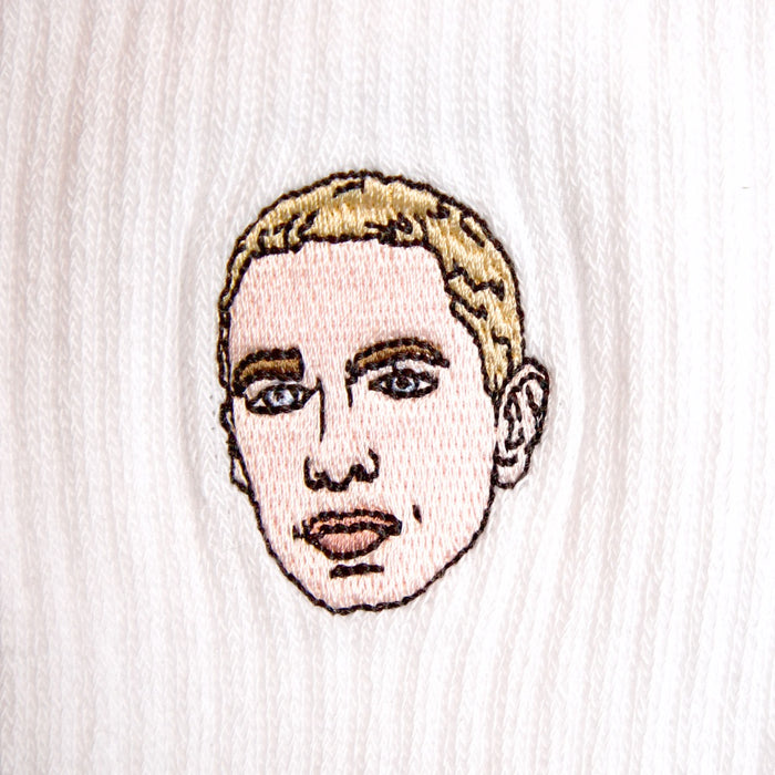 Supa Dupa Eminem Socks White