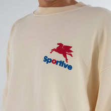 Load image into Gallery viewer, Goodies Sportive 550G Pegasus Crewneck Butter
