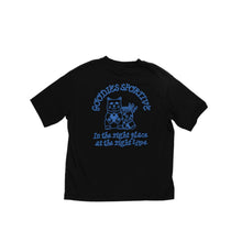 Load image into Gallery viewer, Goodies Sportive Cats Tee Black
