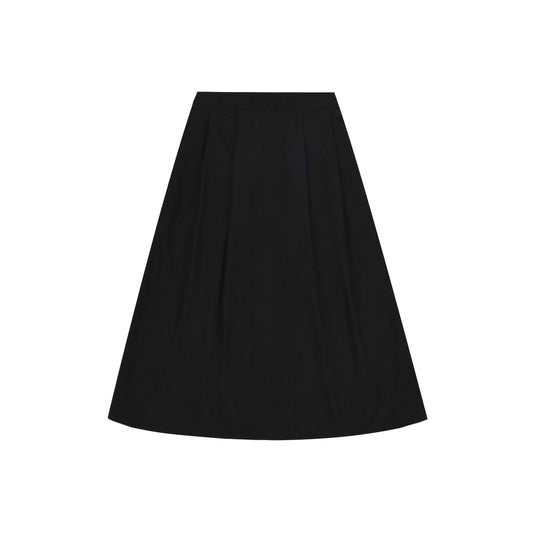Kappy Design Flare Banding Skirt Black