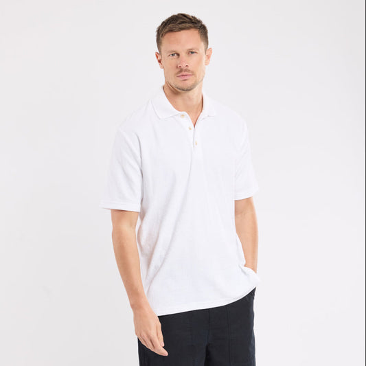 Armor Lux Terry Polo Heritage White